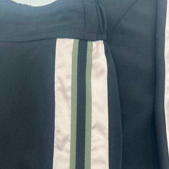 Guess Wide Leg Dress Pants with Side Stripes Womens XS Black High Waist - Picture 5 of 8